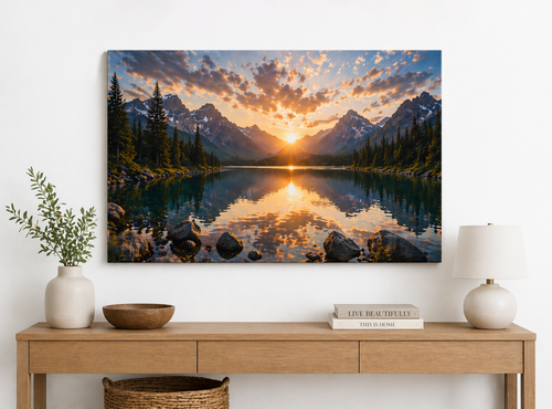 Canvas vs Framed Art for a Sunroom