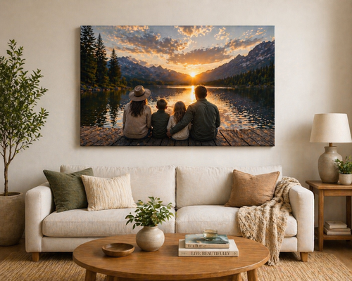 Your Holiday Card Photo Deserves a Wall