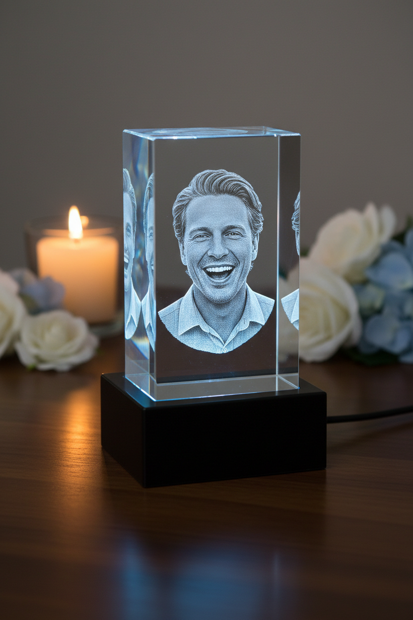 Divorced Dad Gifts: Photo Crystals That Honor His Bond