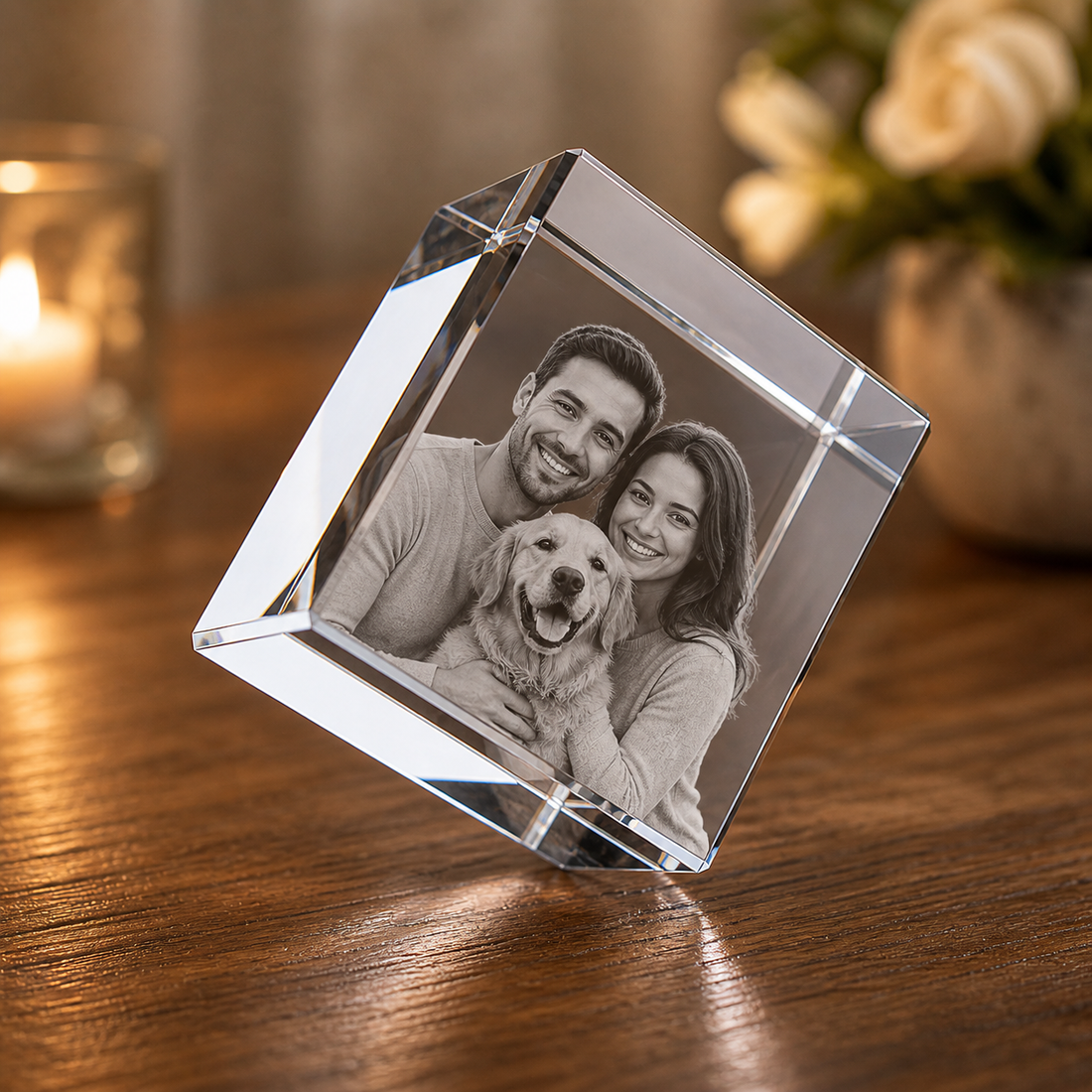 Crystal Gift Ideas for Dog & Cat Lovers: Pet Photo Keepsakes