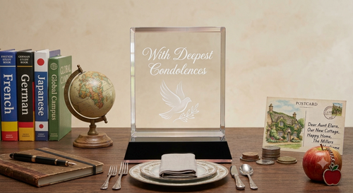 First Year Without Them: A Memorial Crystal Keepsake Guide