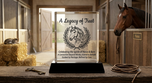 Horse & Barn Animal Crystal Keepsake Ideas