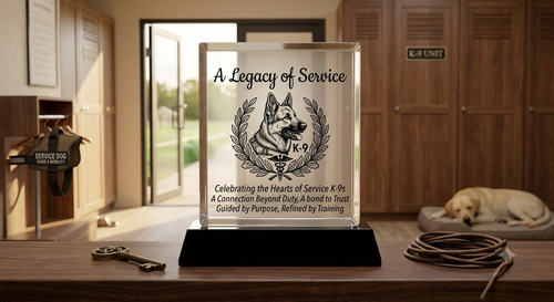 Working Dog & K9 Partner Crystal Keepsake Ideas