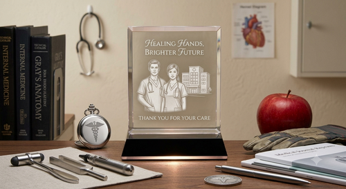Nursing & Medical School Graduation Crystal Gift Ideas