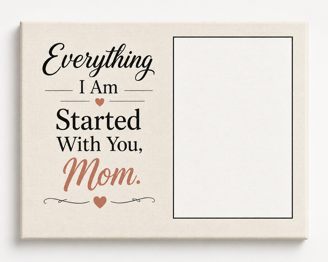 25 Personalised Mother's Day Canvas Gift Ideas