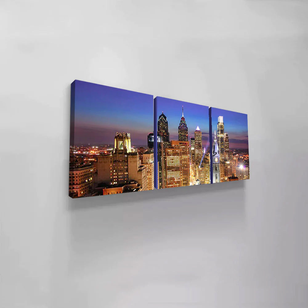 Surreal Underwater City Canvas: A Dreamlike Skyline Twist