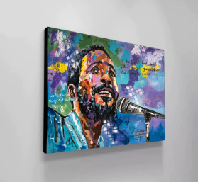 R&B and Soul Icon Canvas Art: A Tribute in Color