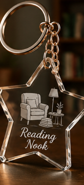 Crystal Photo Display Ideas for a Home Library
