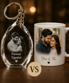 3D Crystal Photo vs Personalized Mug