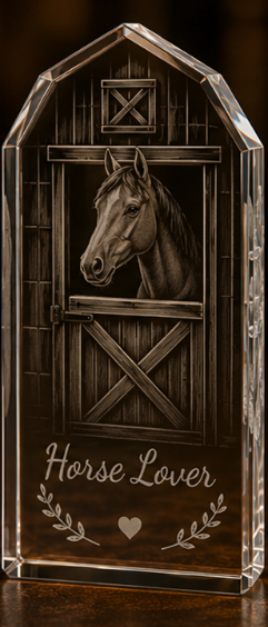 Horse & Barn Animal Crystal Keepsake Ideas