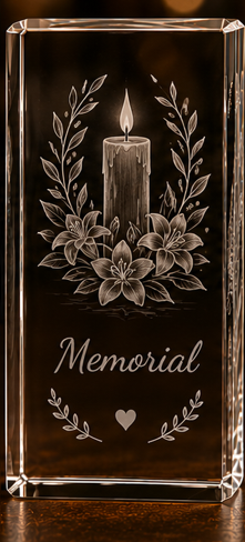 First Year Without Them: A Memorial Crystal Keepsake Guide