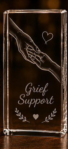Grief Support Gift Ideas: Where a Crystal Keepsake Fits