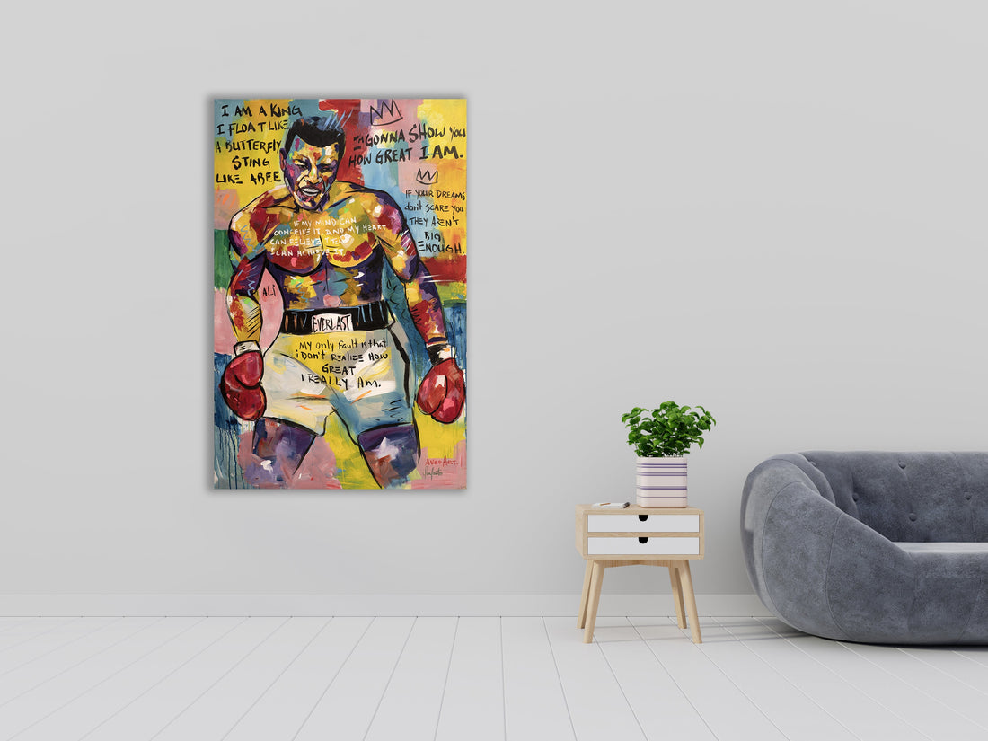 Boxing & Combat Sports Pop Art Canvas Ideas