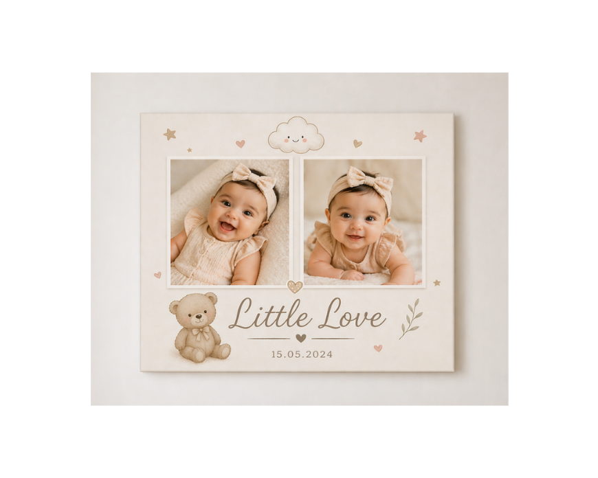Baby's First Year Milestone Canvas Ideas