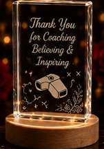 Coach Appreciation Crystal Gift Ideas