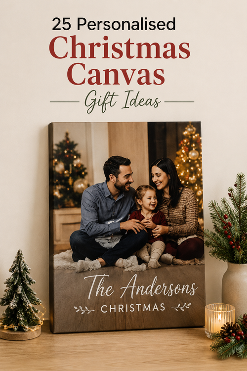 25 Personalised Christmas Canvas Gift Ideas