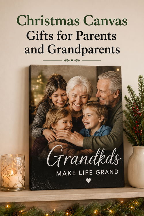 Christmas Canvas Gifts for Parents and Grandparents