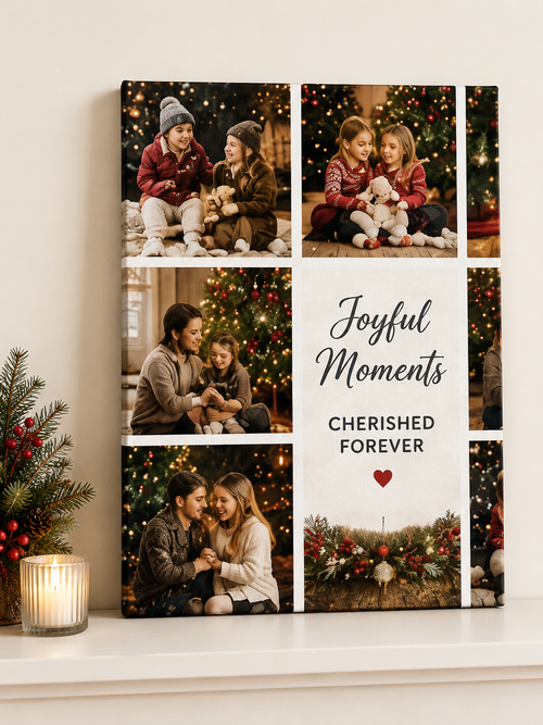 Best Photos for a Christmas Canvas Gift
