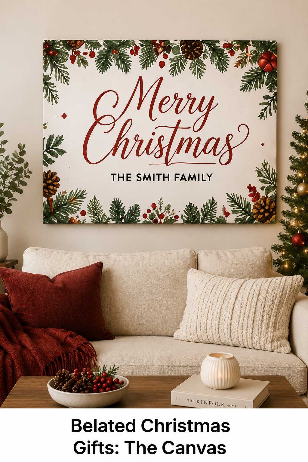 Christmas Canvas Wall Art: Festive Decor Ideas