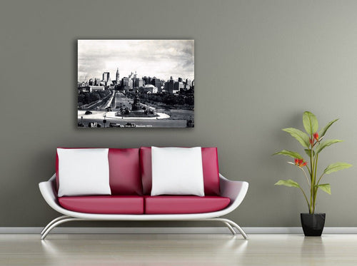 How to Hang a Canvas Print on a High or Vaulted Wall