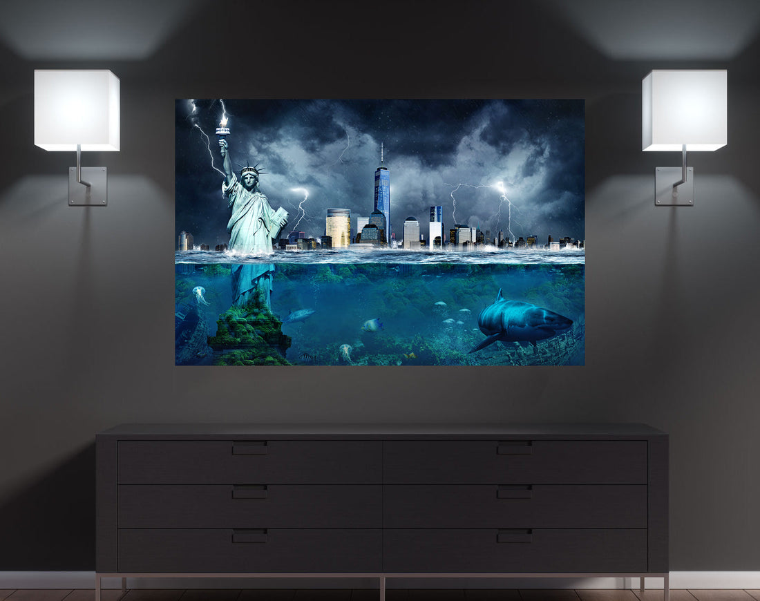 Canvas vs Framed Art for the Bathroom