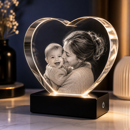 3D Crystal Heart