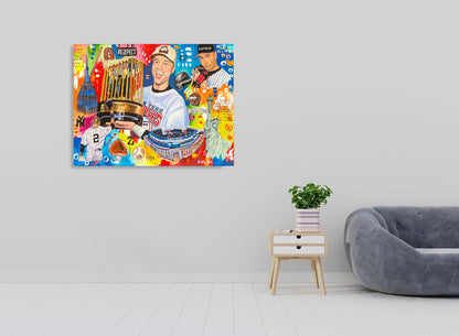 Yankees Baseball 2025 Modern Pop Art Canvas Print