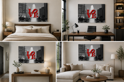 Love Park Canvas Print
