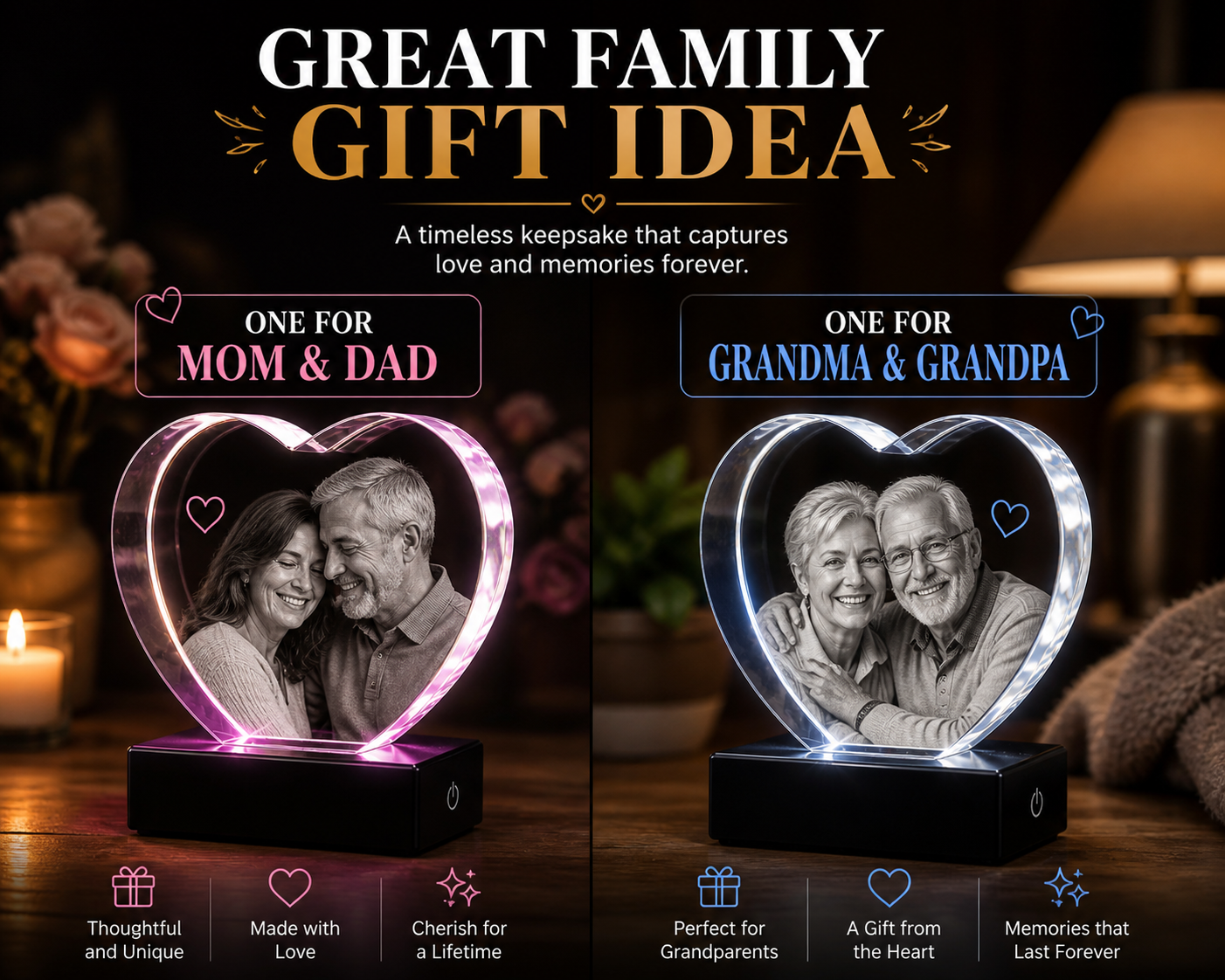 3D Crystal Heart