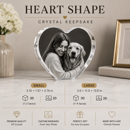 3D Crystal Heart