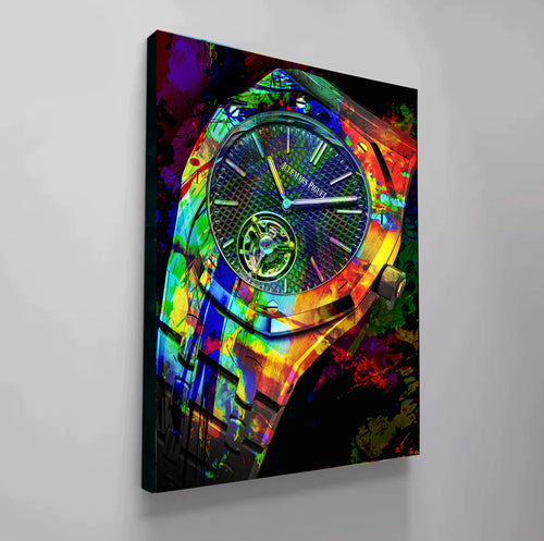 Audemars Piguet Watch Canvas Print – Luxury Watch Pop Art Wall Decor