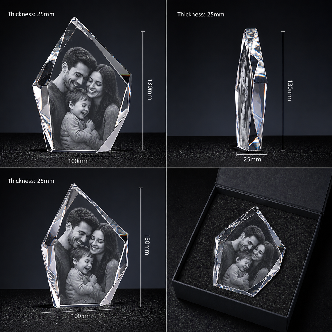 3D Crystal Iceberg