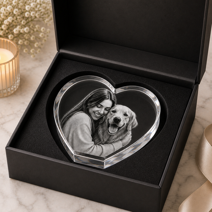 3D Crystal Heart