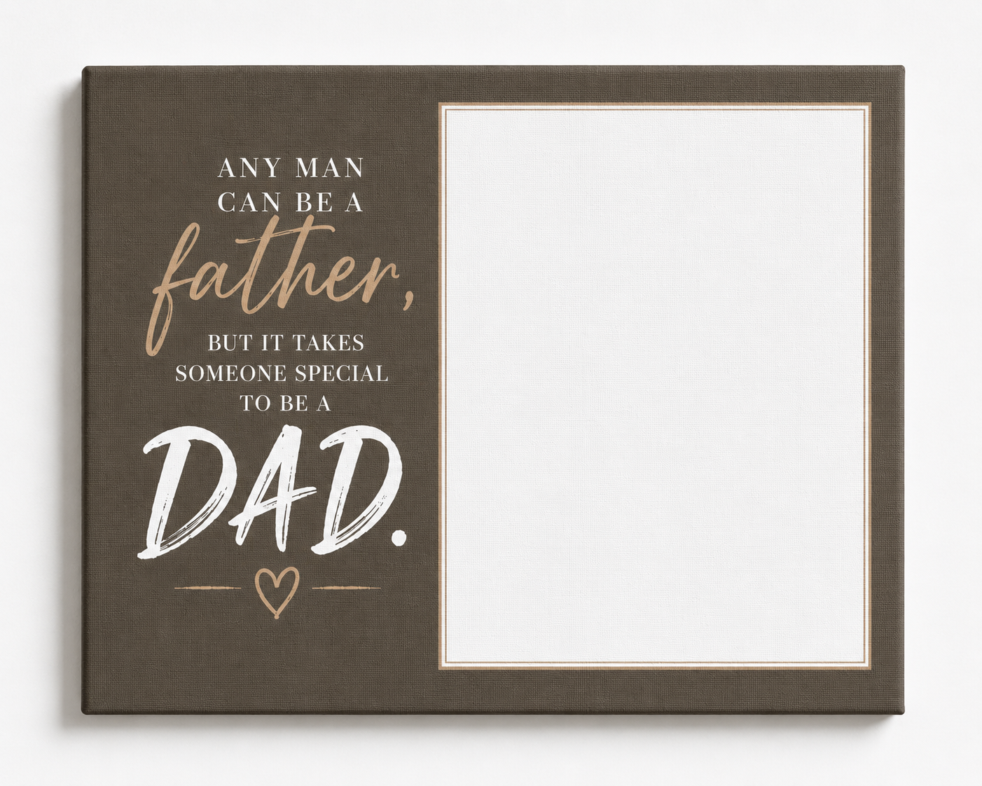 Dad Love Custom Canvas Print