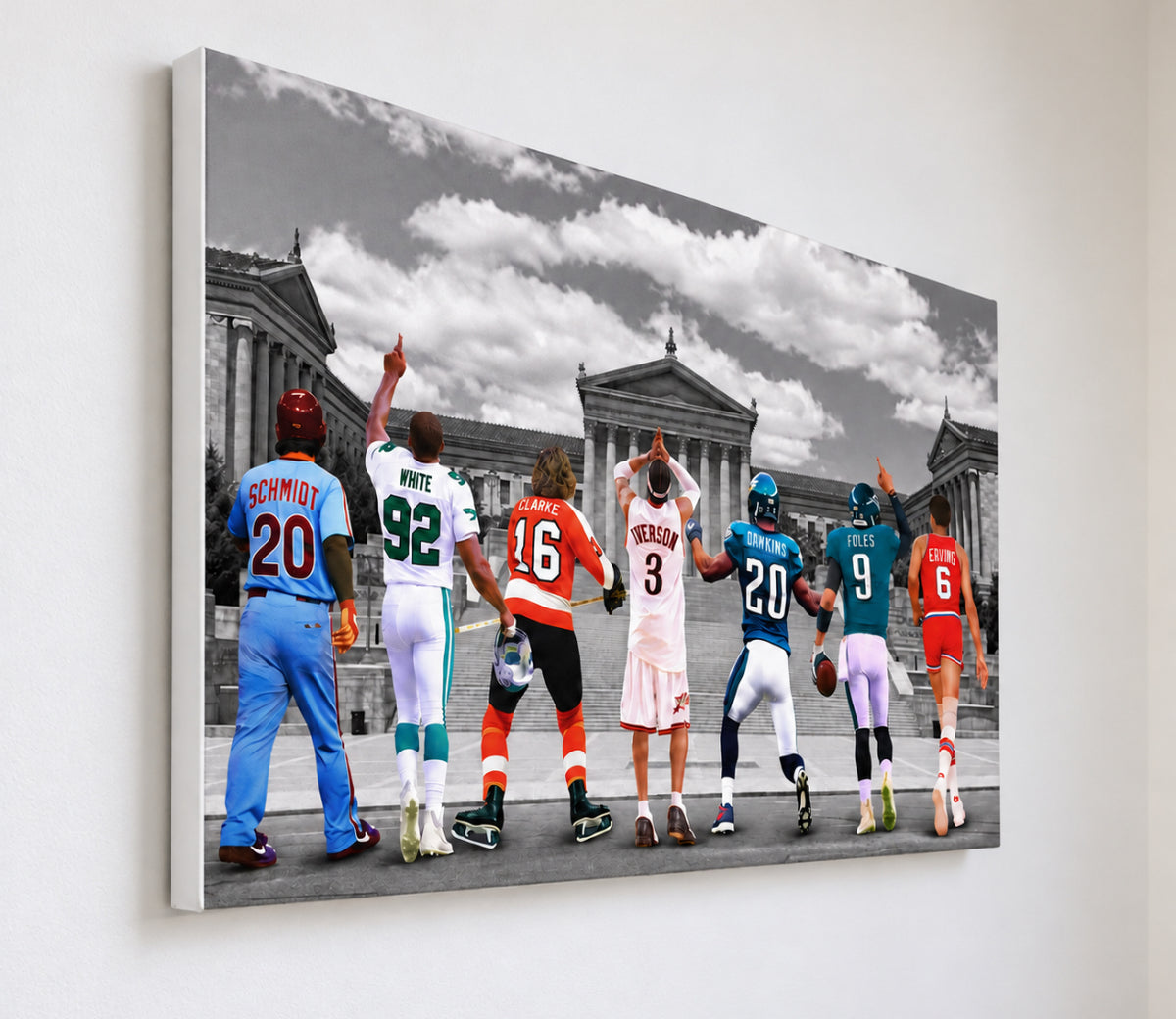 Philadelphia four team Greatest Modern Pop Art Canvas