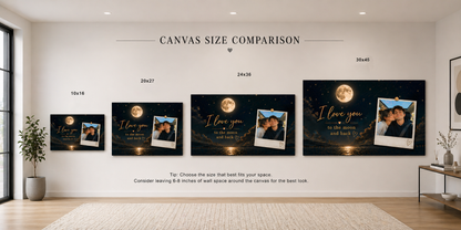 Couple Love Custom Canvas Print