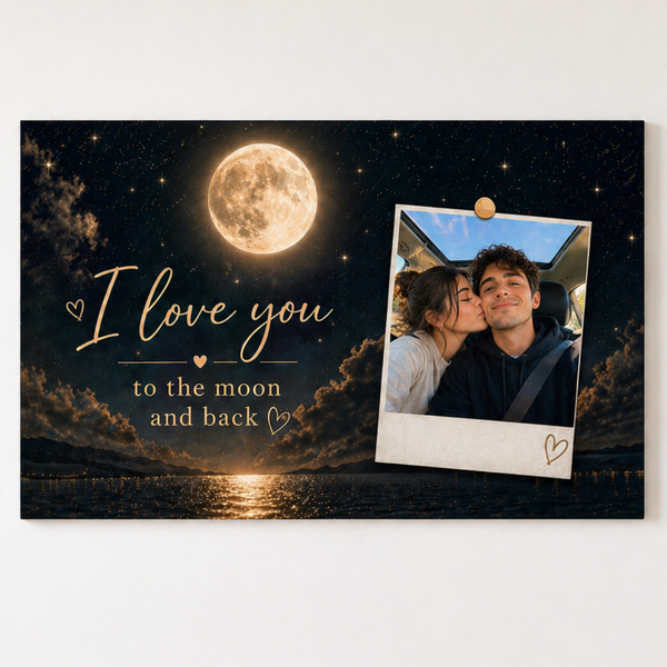 Couple Love Custom Canvas Print