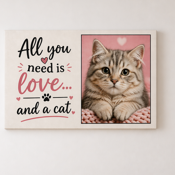 Cat Custom Canvas Print