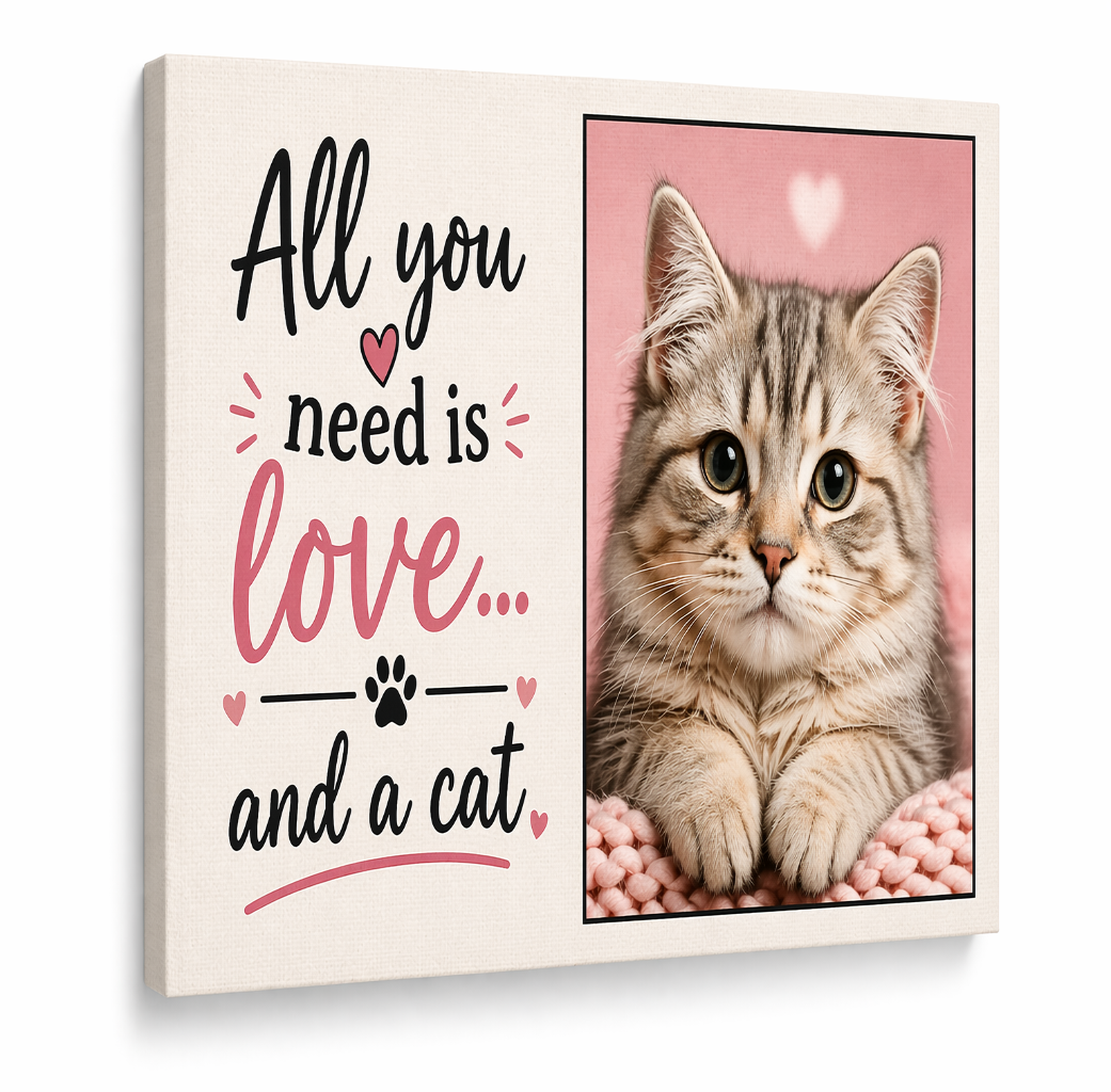 Cat Custom Canvas Print