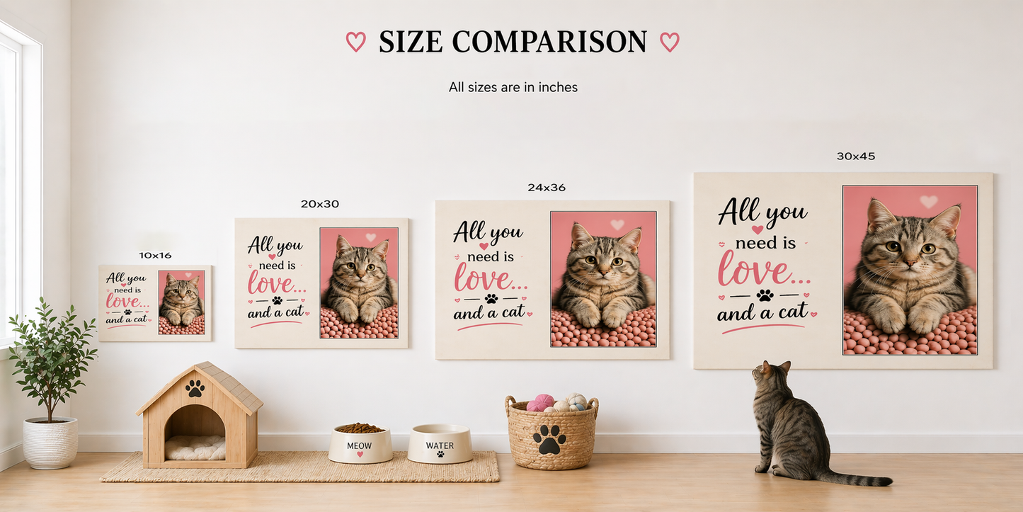 Cat Custom Canvas Print