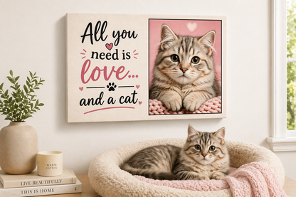 Cat Custom Canvas Print