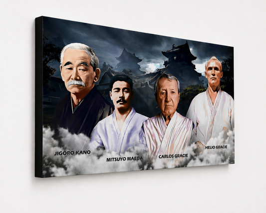 Jiu-Jitsu Canvas Print