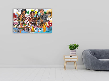 Jazz Abstract Modern Pop Art Canvas 2025