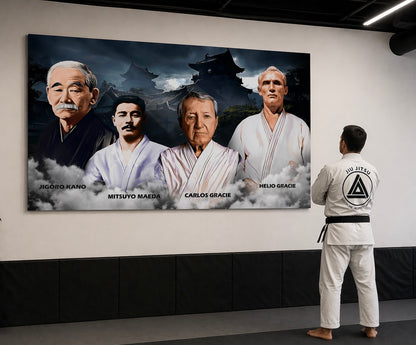 Jiu-Jitsu Canvas Print