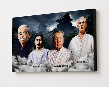 Jiu-Jitsu Canvas Print