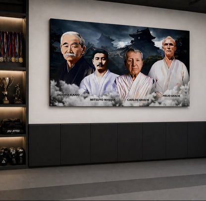 Jiu-Jitsu Canvas Print
