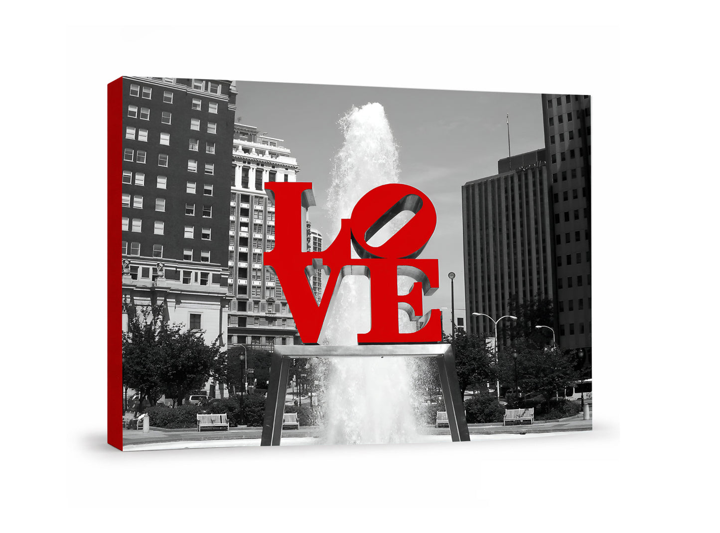 Love Park Canvas Print