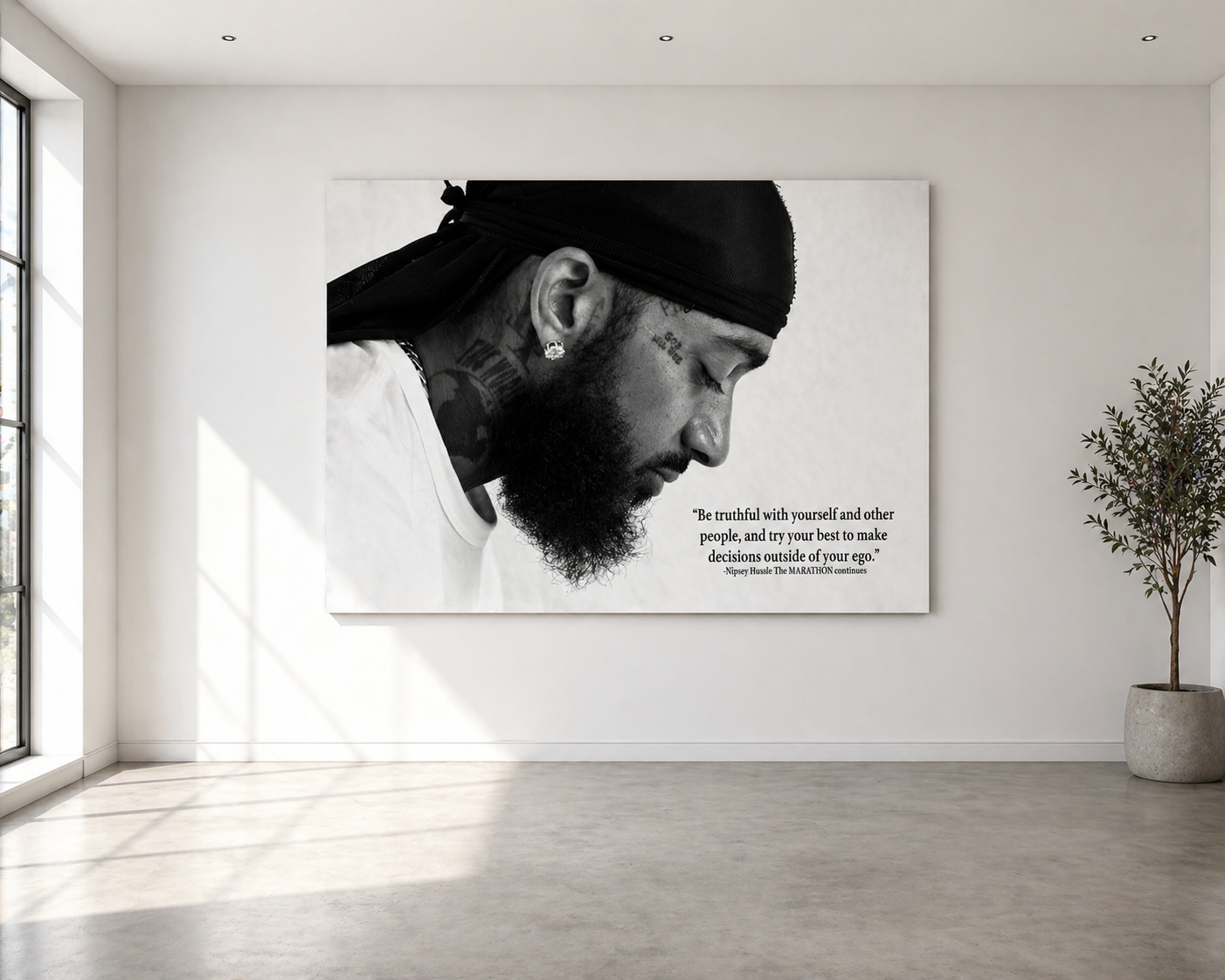 Nipsey Hussle Canvas Print