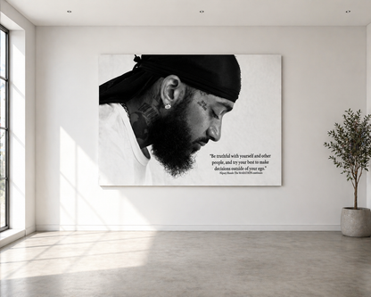 Nipsey Hussle Canvas Print