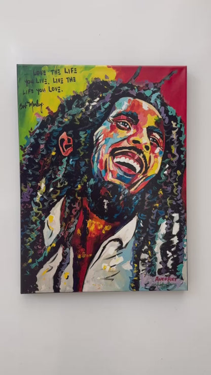 Bob Marley Abstract